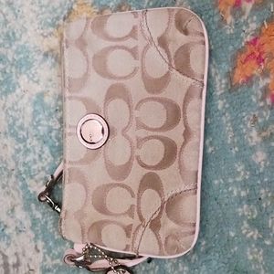 Small Coach wristlet